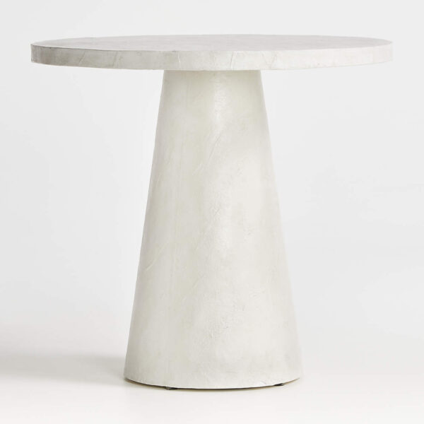 Pedestal Tea Table - Concrete